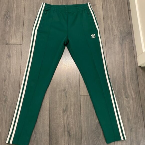 Adidas Women's SST Dark Green Track Pants Size S - Picture 2 of 12